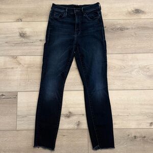 MOTHER The Stunner Zip Two Step Fray in Last Call